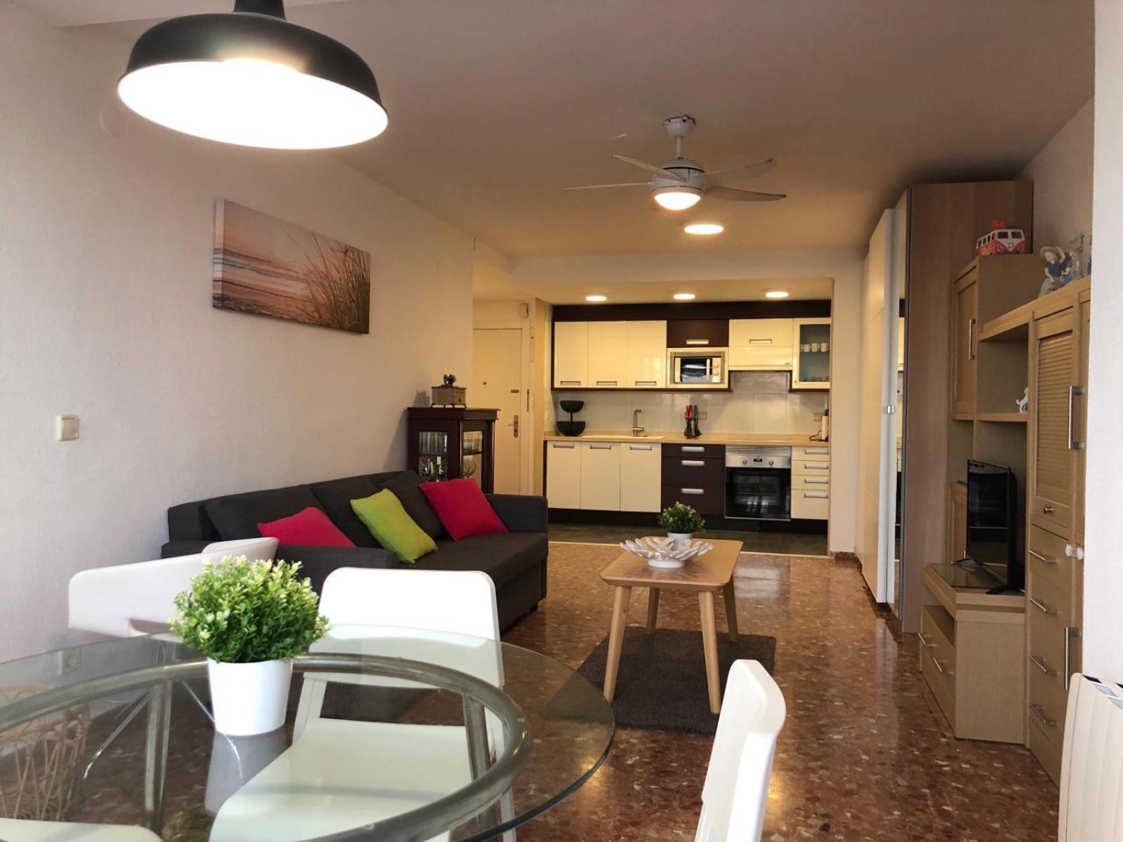 Apartamento Arensol En Primera Linea De Playa Cullera Exterior photo